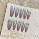 1837 Electroplated gradient handmade removable nail patch for wearing nail art