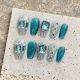 1822 Binglan Sea handmade removable nail patch for wearing nail art