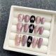 1819 Love cat eye handmade removable nail patch for wearing nail art