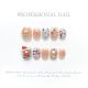【1281】Christmas Bear Nail Kit Shiny Bear Patterns & DIY Festive Accessories