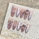 1802 Moonlight Butterfly handmade removable nail patch for wearing nail art