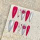 【1929】Barbie Princess Nail Kit Shiny Pink Tones & DIY Cute Accessories