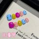 【C87】Kids' Nails DIY Colorful Stickers & Shiny Safe Art Kits for Kids