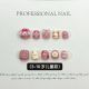 【C44】Kids' Nails DIY Colorful Stickers & Shiny Safe Art Kits for Kids