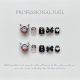 【C10】Kids' Nails DIY Cute Characters & Shiny Child-Friendly Accessories