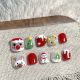 【C114】Kids' Nails DIY Cute Stickers & Shiny Child-Friendly Art Kits