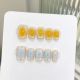 【1764】Sea Salt Cheese Nail Art DIY Cheese Patterns & Shiny Salty-Sweet Accessories