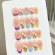 【175-224-197-205】Macaron Tulip Nail Art DIY Pastel Flowers & Shiny Tulip Decor Kits