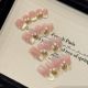 【61-65-69-97】Ice Crystal Tulip Nail Art Shiny Crystal Decor & DIY Floral Accessories