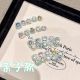 【2211-C70】Rainbow Kitten Nail Art DIY Cat Decor & Shiny Colorful Accessories