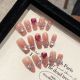 【2113-2078-2107】Story of Roses Nail Art DIY Rose Decor & Shiny Red Crystals