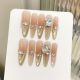 【145】Bayin Sunset Nail Art DIY Sunset Decor & Shiny Orange-Red Accessories