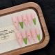 【229】Soft Pink Elegance Nail Art DIY Elegant Decor & Shiny Pink Accessories