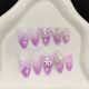 【639】Cartoon Dopamine Nail Set Shiny Cartoon Decor & DIY Happy Accessories
