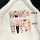 【293-297】Snow Pink Bear Nail Set Shiny Snow Decor & DIY Bear Accessories