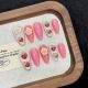 【2834】Berry Bubble Nail Set Shiny Fruit Decor & DIY Bubble-Style Accessories