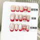 【200-201-208】Red High Heels Nail Kit Shiny Red Crystals & DIY Pretty Accessories